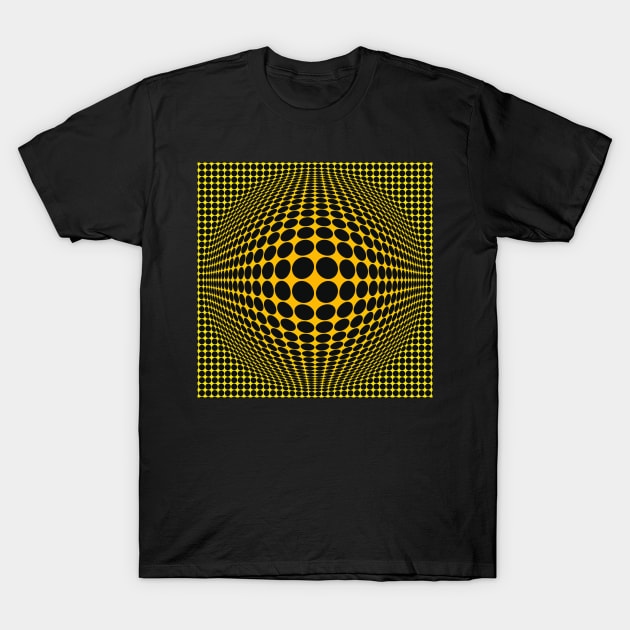 Homage to Vasarely T-Shirt by MichaelaGrove